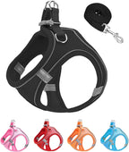 Adjustable non pull pet training harness with strong velcro closure