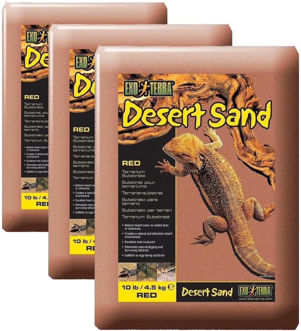 Exo Terra Desert Sand, 10-Pound, Red for All Breed Sizes - Image 9
