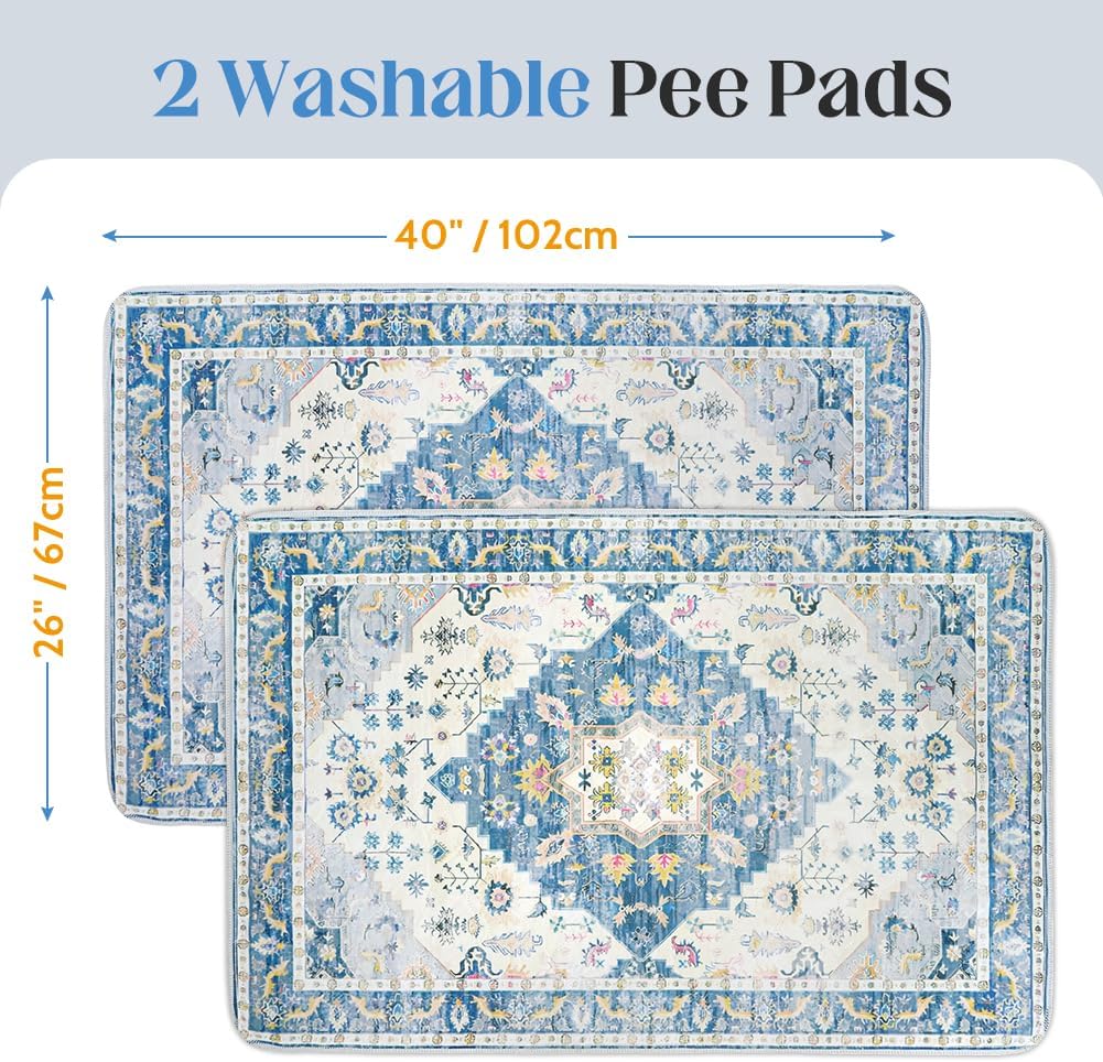 Uligota waterproof whelping pad used on living room couch