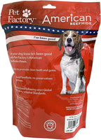 Pet Factory natural flavor dog chews individual donut close up