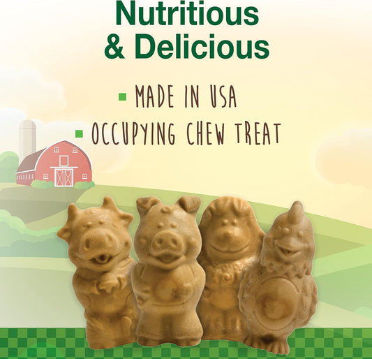 Nylabone puppy treats 12 count pack back side view