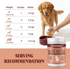 Gluten free non GMO beef bone broth powder for pets.
