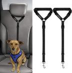 Bwogue 2 pack dog and cat safety seat belt front view