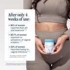 Happy V Dr. Formulated Vaginal Probiotics for Women Odor & Itch Support, Urinary & Gut Health, pH Balance | Womens Daily Probiotic with Patented Prebiotics & Lactobacillus for Feminine Wellness - Image 9