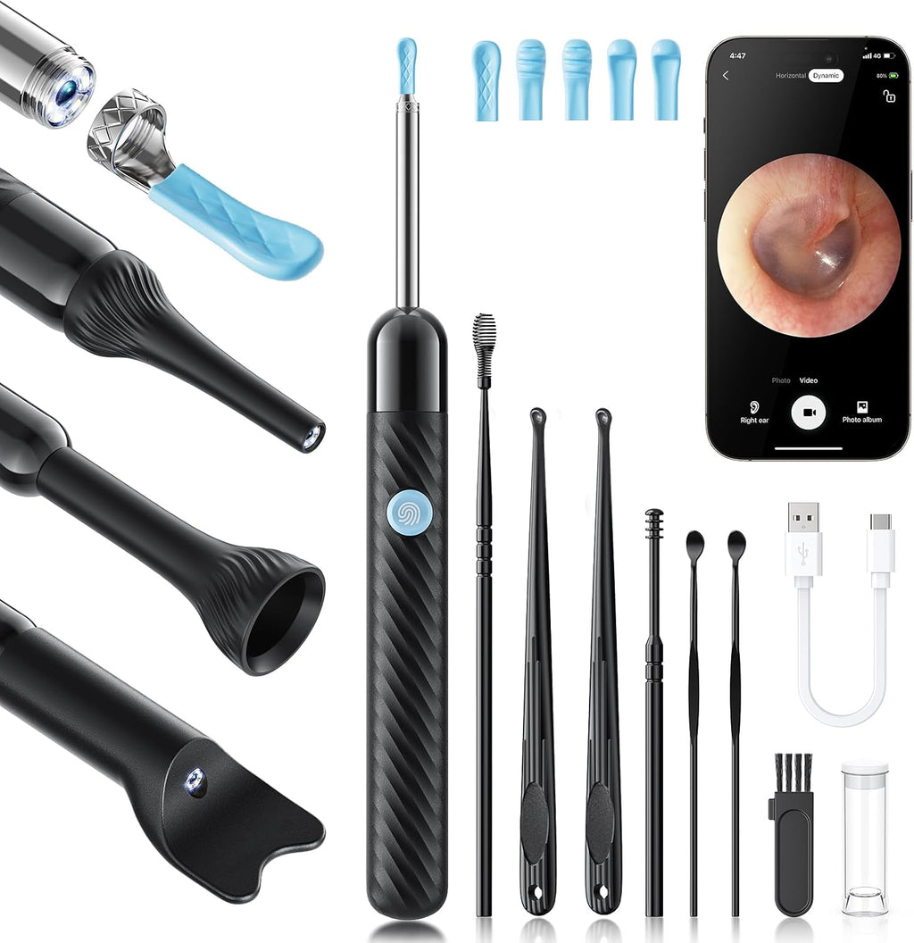 Loyker X6 Ear Wax Removal Tool front view with camera lens visible