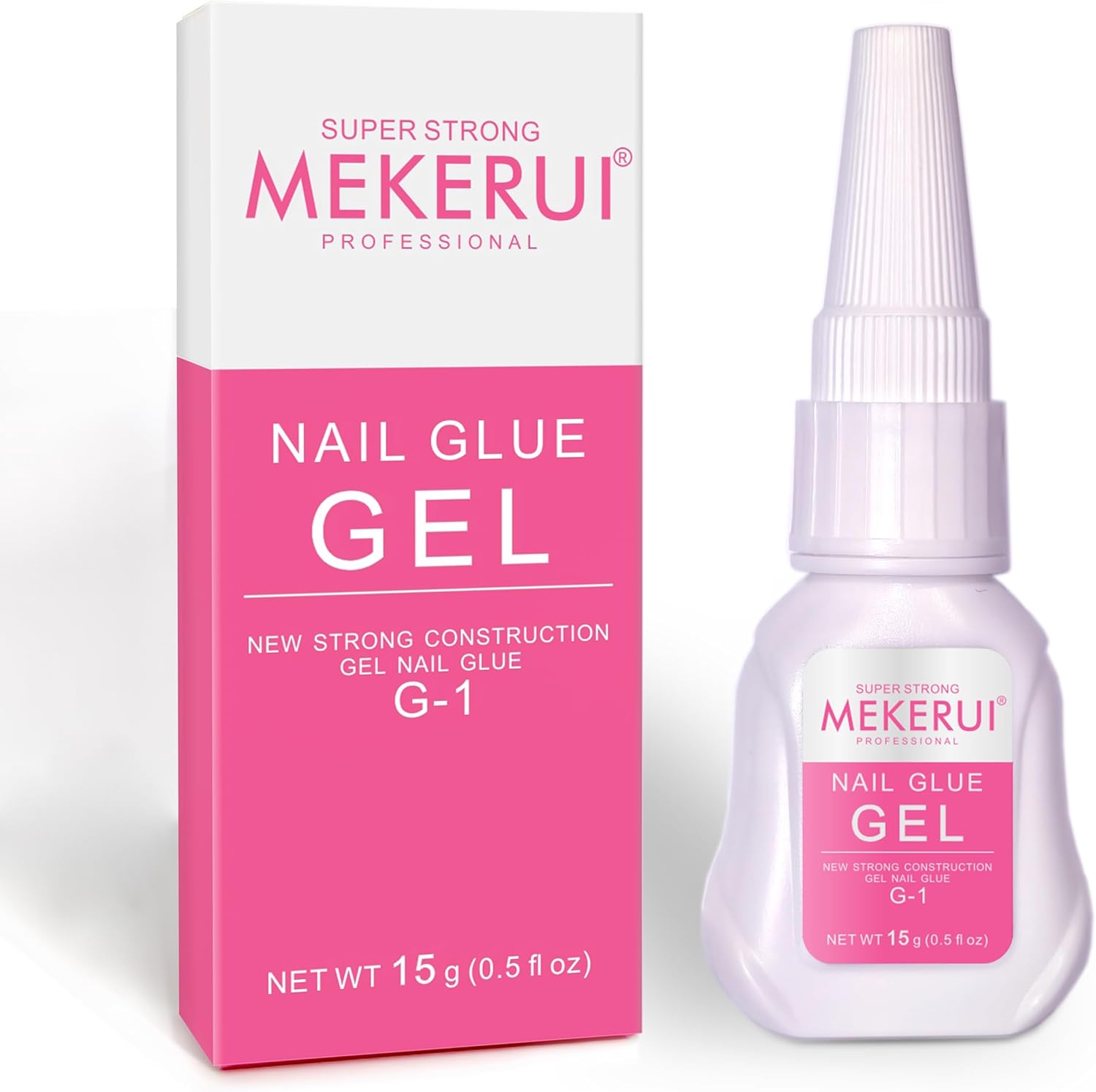 Thr3e Strokes Mekerui Super Strong Nail Glue Gel front view