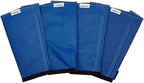 SHOOFLY Horse Leggins medium blue front view of premium equine fly boots