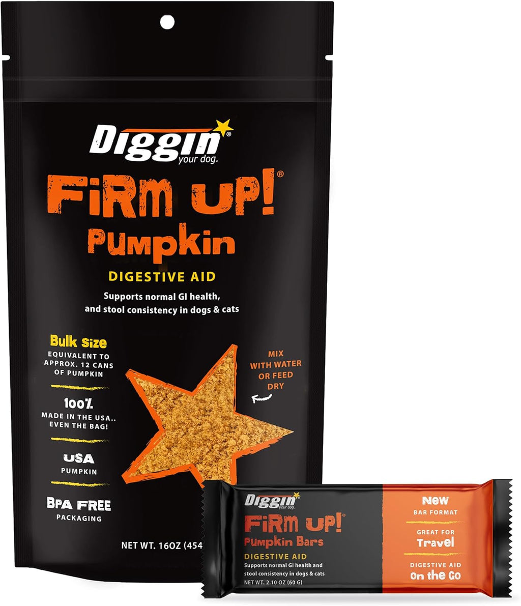 Diggin' Your Dog - Firm Up Pumpkin for Dogs & Cats - Fiber Supplement with Pumpkin & Apple Fiber for Cat & Dog Digestive Support - Made in USA, 4 oz - Image 12