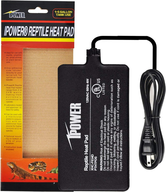 IPower reptile heating pad 4 by 7 inch top view