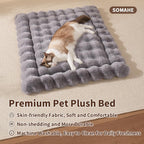 Somahe soft cat sleeping pad on wooden floor