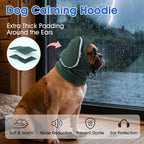 Morvigive noise cancelling dog ear muffs adjustable drawstring detail