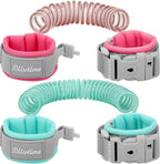 Blisstime Toddler Leash 2 Pack set with Mint Green and Pink wristbands