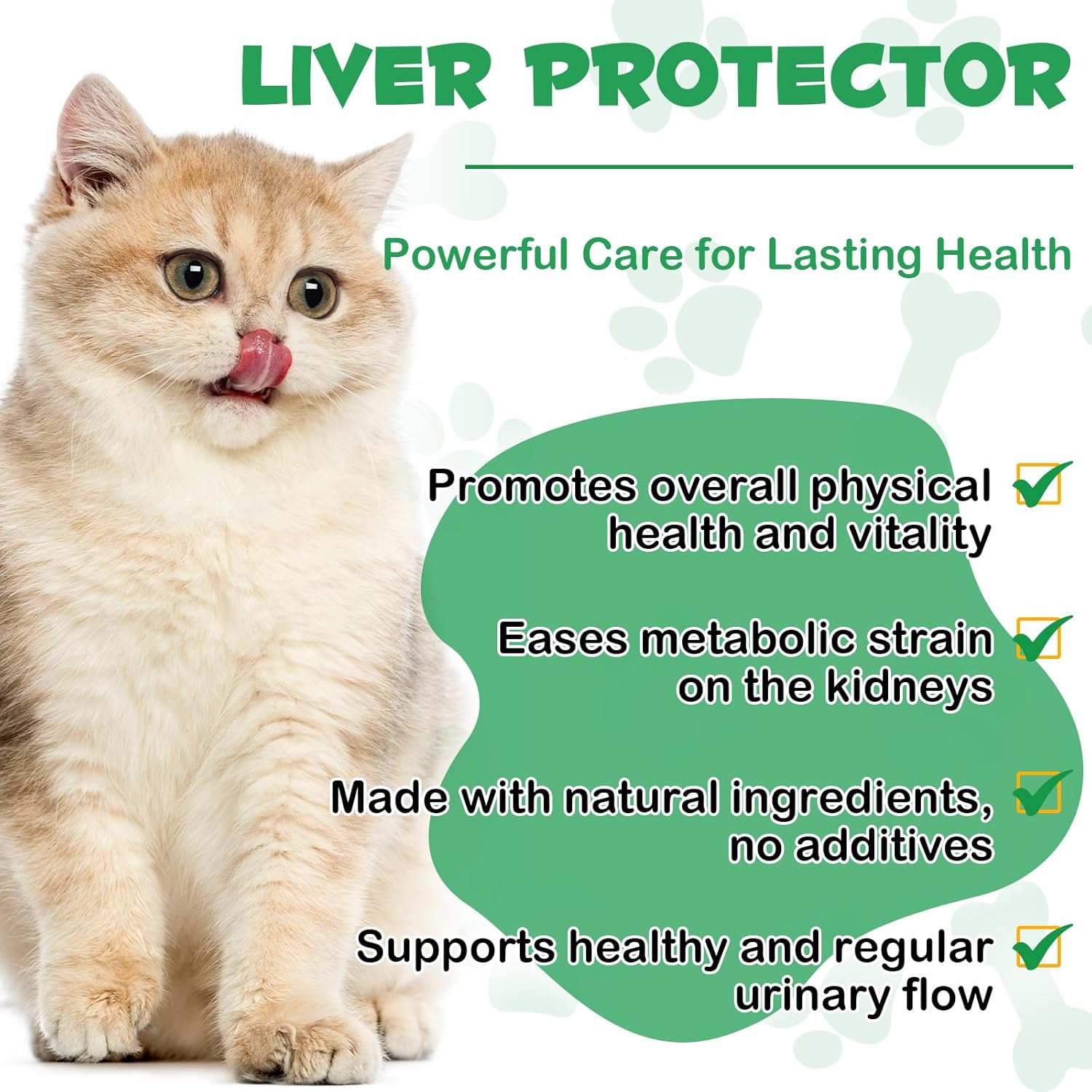 Liquid kidney support drops being added to feline food bowl