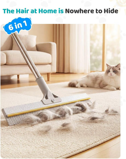 Skrmisda 3-piece carpet rake set for dog and cat hair
