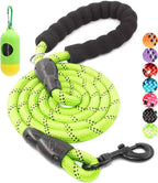 BAAPET 2/4/5/6 FT Dog Leash with Comfortable Padded Handle and Highly Reflective Threads for Small Medium and Large Dogs (5FT-1/2'', Black) - Image 10