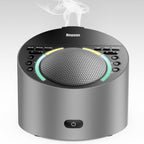 ANWOON Sound Machine and Aroma Diffuser front view premium metal shell white noise system