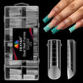 Ebanku 120 Pieces Matte Dual Nail Forms front packaging view
