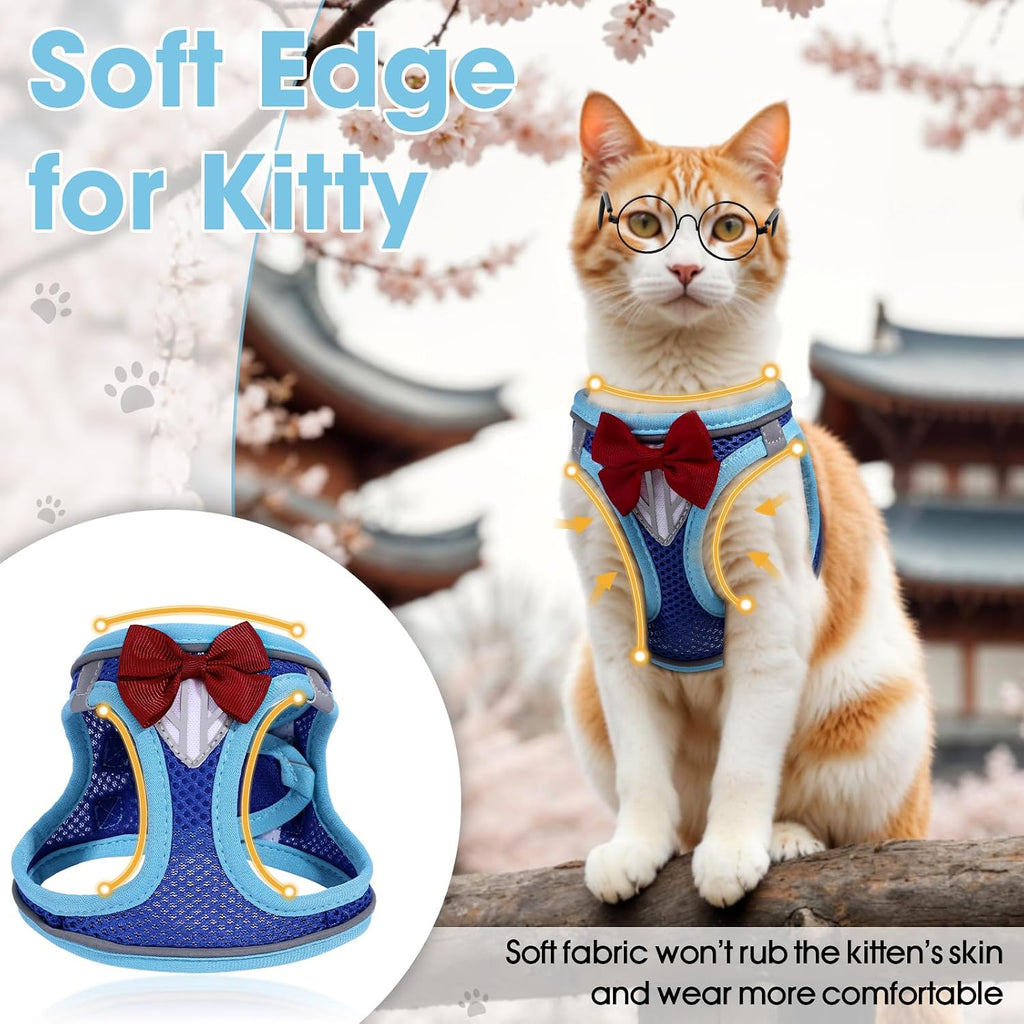 Comfortable outdoor walking harness for small puppies and bunnies