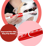 Ergonomic grip demonstration of pet dental tool