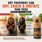 Rhino Wax paw balm applicator tube for hot pavement protection