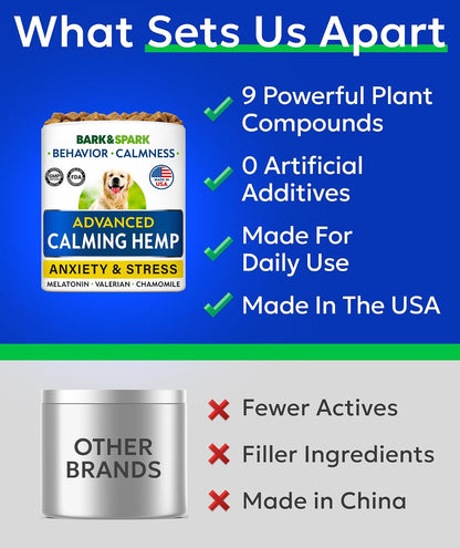 Bark And Spark natural sleep aid and anti anxiety supplement for all dog breeds