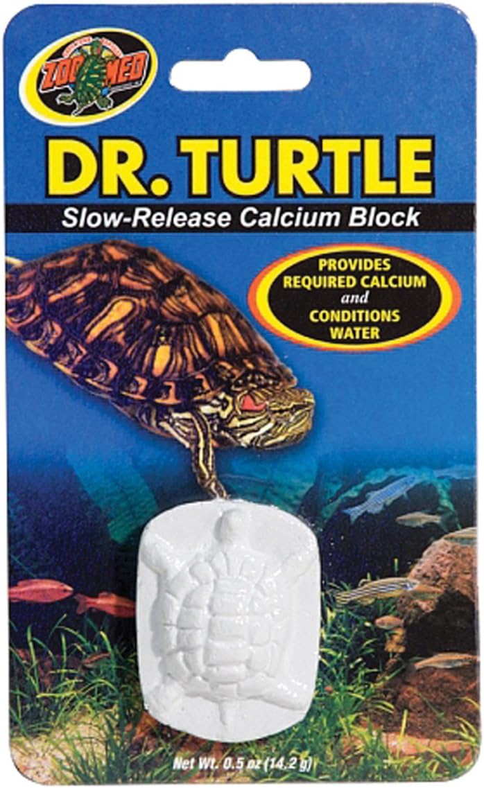 Zoo Med Dr. Turtle Slow-Release Calcium Block pack of 5 for aquatic turtles