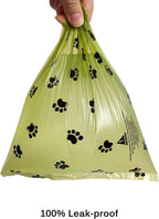 Compact 3 by 6 cm dog waste bag roll being loaded into a standard leash dispenser accessory.