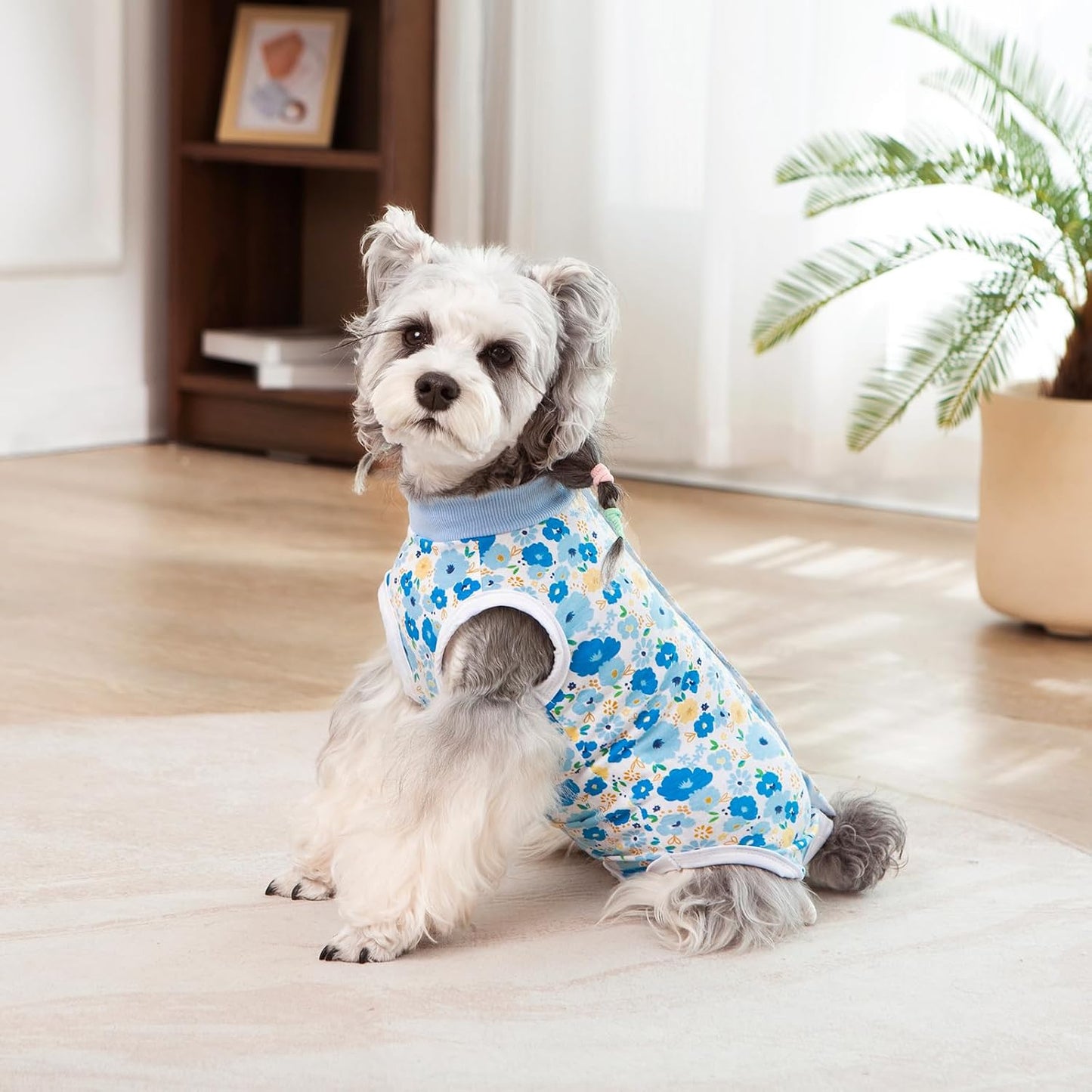 Soft cotton pajamas for male and female puppies