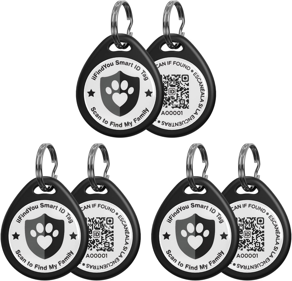 Cat Tags Personalized Small, QR Code Cat Name Tags for Kitten Collar, Scan Location Alerts, Pink S - Image 15