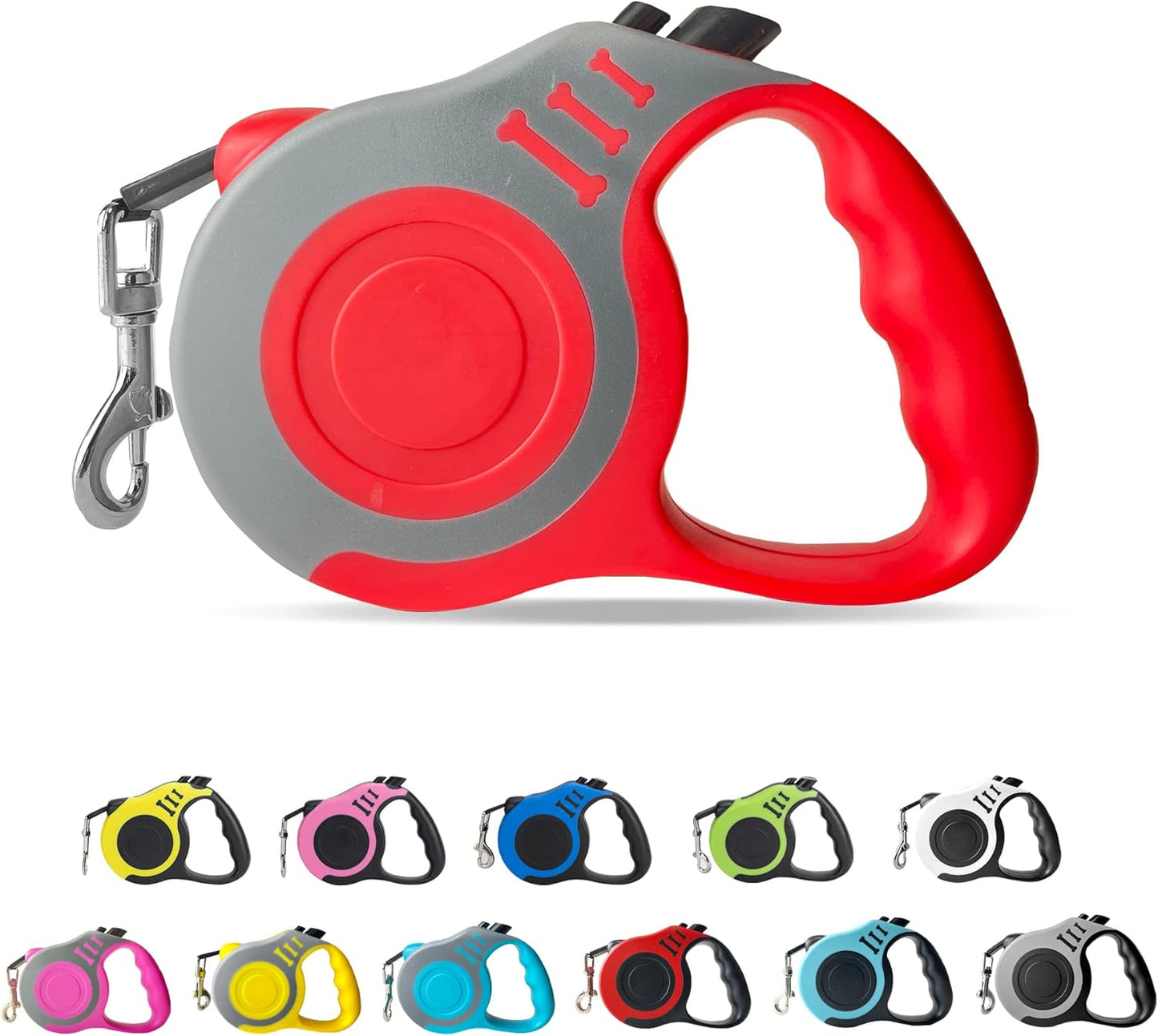 Retractable Dog Leash Automatic Telescopic Tractor Dog Tape, Pet Tape 10/16 FT Durable and Convenient, with Non-Slip Handle, Suitable for Small and Medium-Sized Dogs Blue - Image 9