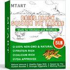 Nutritional profile label on black soldier fly larvae