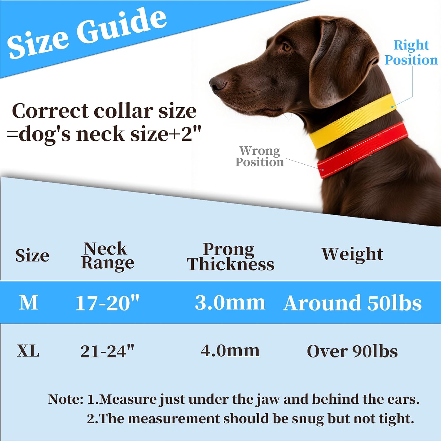 DFQ anti pull dog training collar with black nylon cover attached