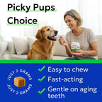 BARK&SPARK healthy dog multivitamin formula close up of bite treats