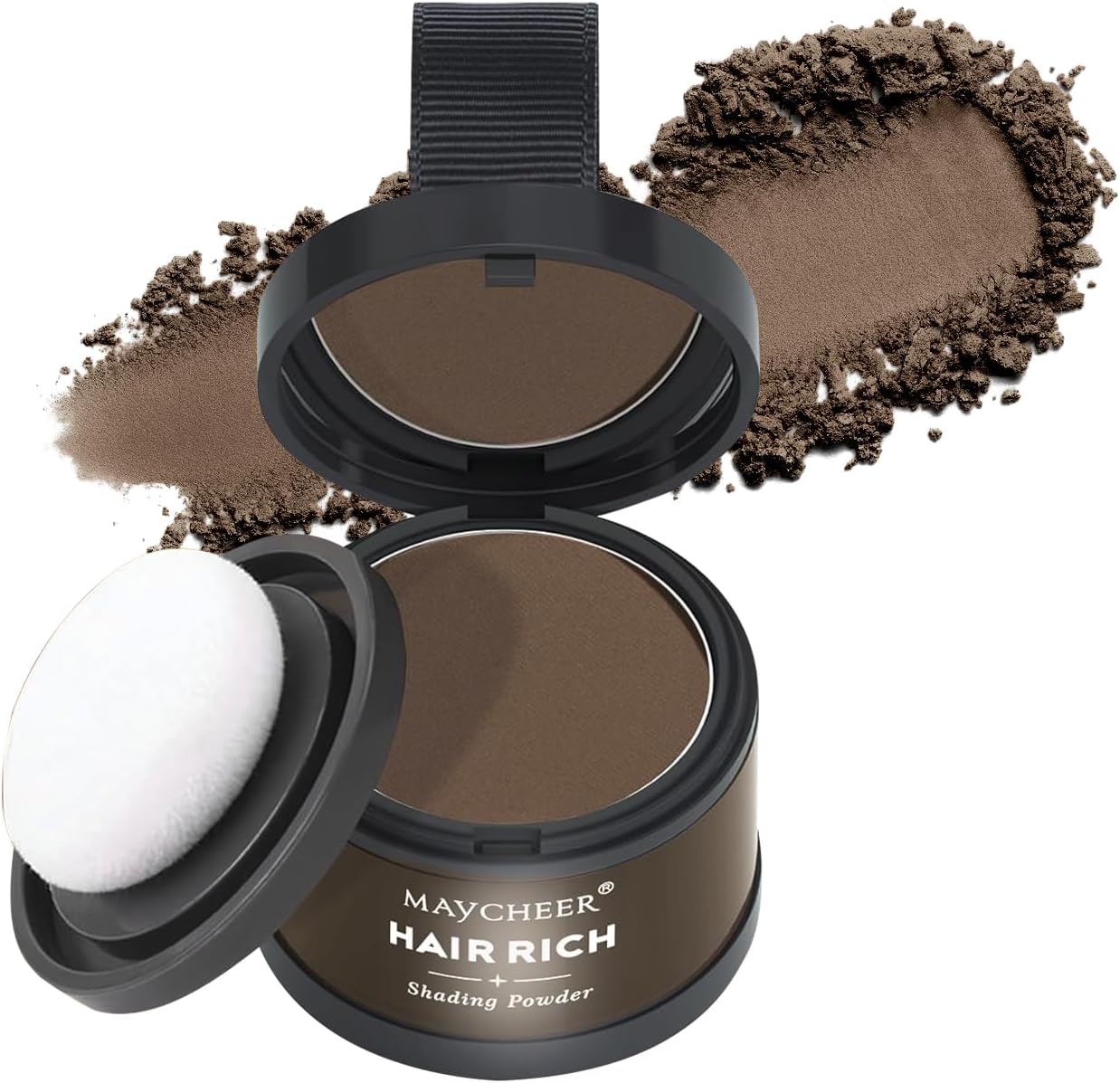 Zbmcyhcxh Maycheer Hairline Shadow Powder Dark Brown 01 front packaging