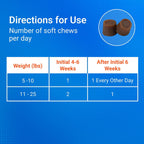 Nutramax Laboratories Cosequin minis for small dogs showing soft chew texture