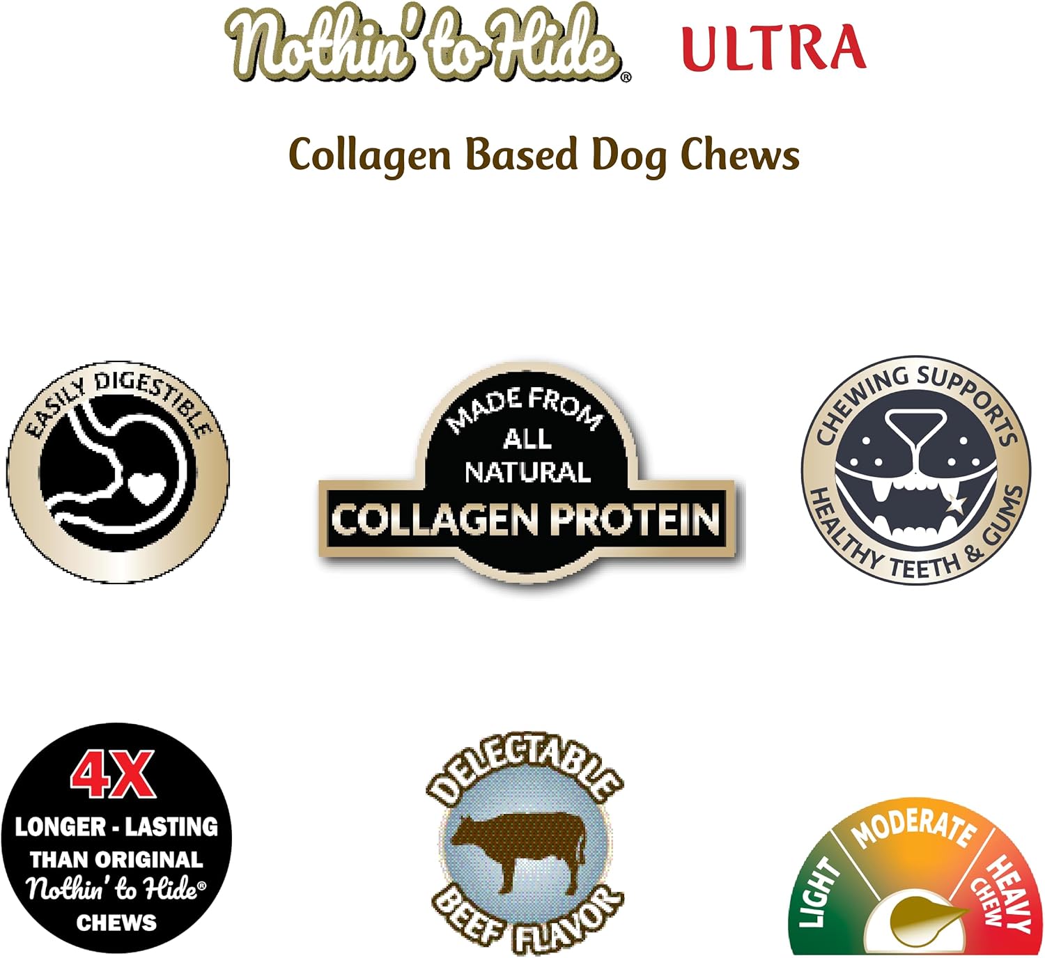 Authentic USA imported dog treats package showing the resealable pouch design
