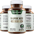 Vegan Labs Stabilized R-Alpha Lipoic Acid 300mg front view supplement bottle