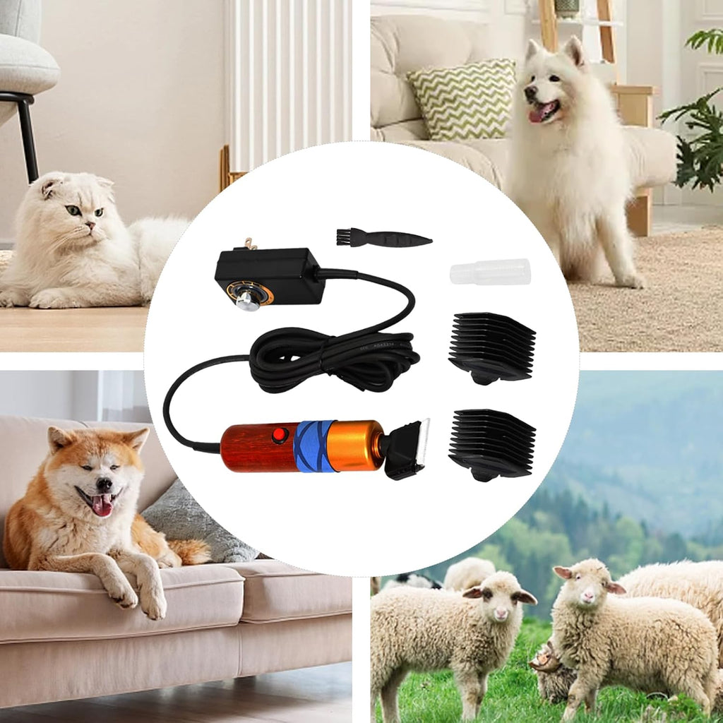 Banborba rug tufting and animal clipper tool displayed at an angle to highlight the ergonomic shape.