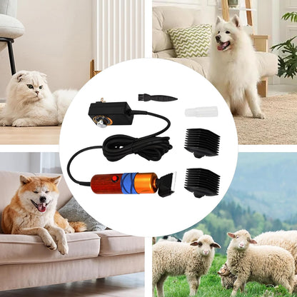 Banborba rug tufting and animal clipper tool displayed at an angle to highlight the ergonomic shape.