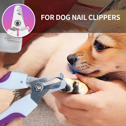 Included stainless steel nail file for pet grooming