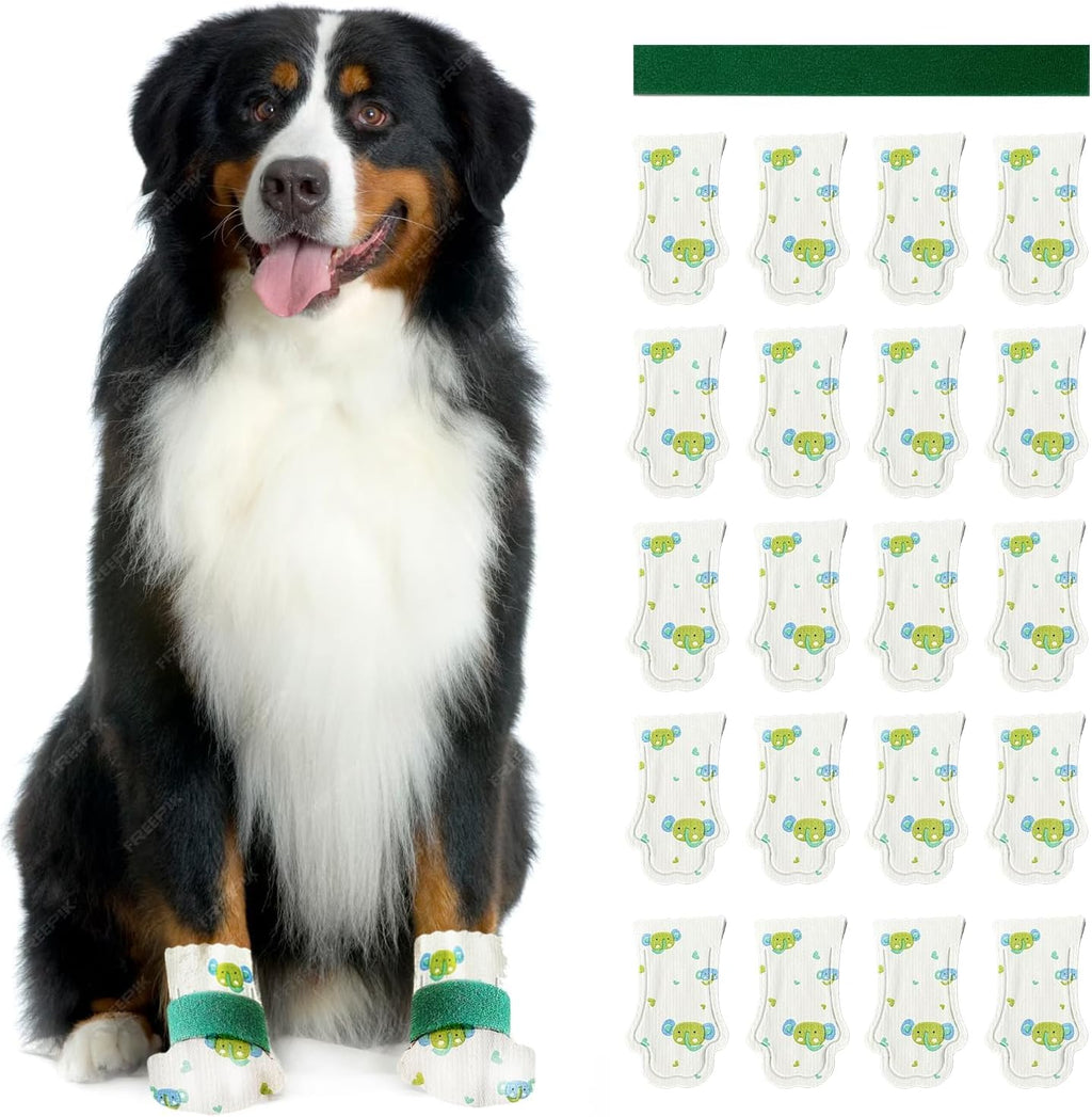 Furrtripsy disposable dog booties front view
