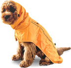 Spark Paws Dog Raincoat, Waterproof Windproof Rain Jacket, for Small Medium Large Extra Large Dogs, Reflective Breathable Full-Body Coverage Dry Suit - Mustard Yellow - 3XL - Image 15
