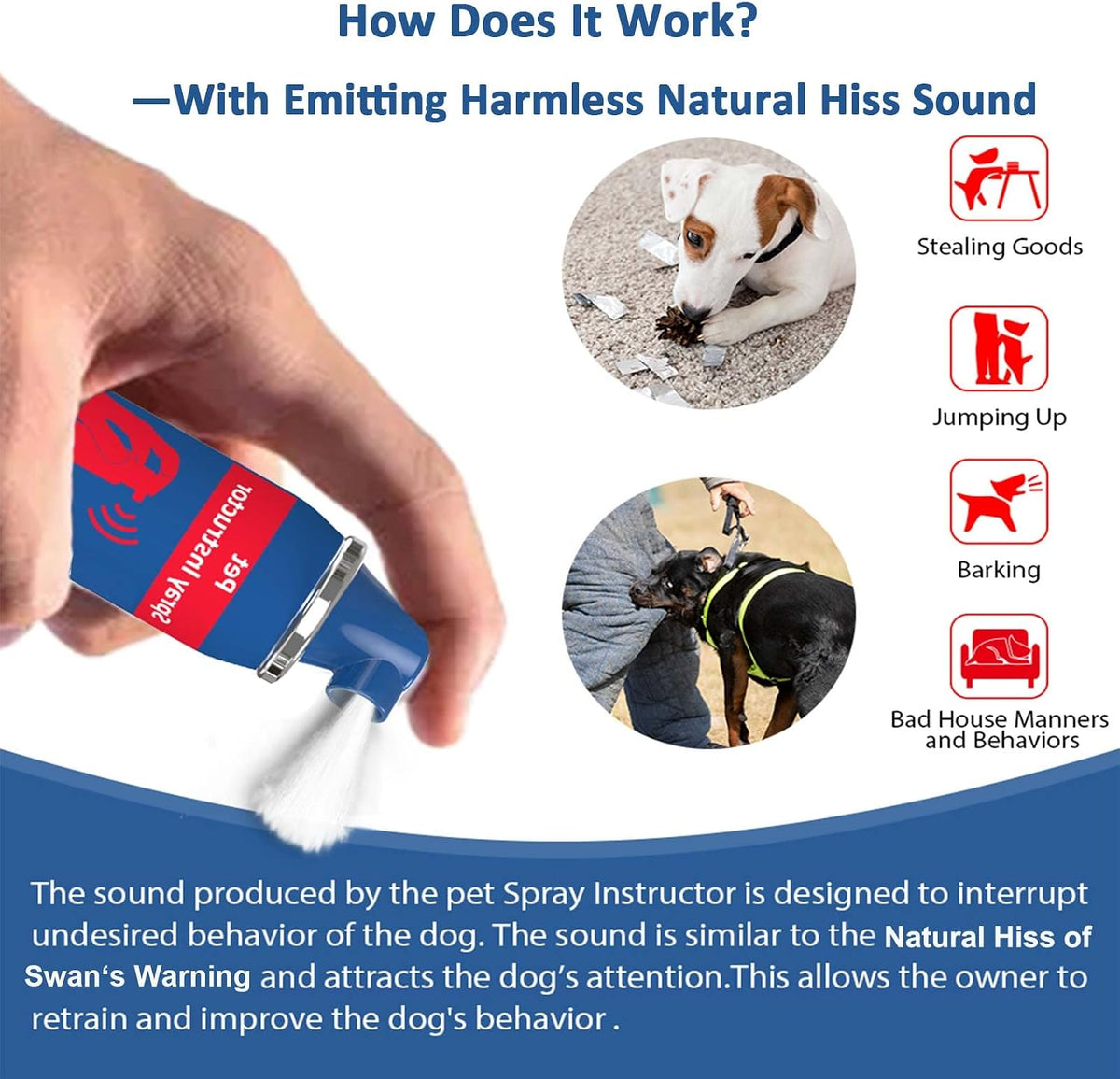 Close up of Gutes Leben 70ml dog trainer nozzle