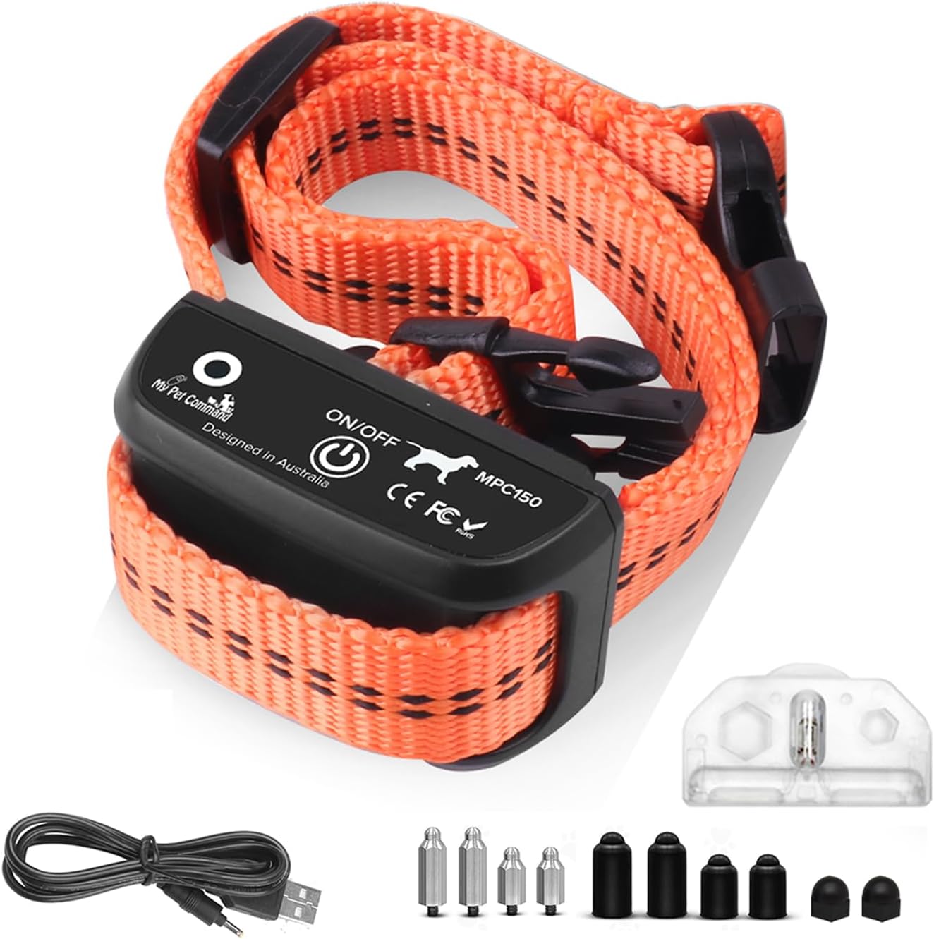 My Pet Command, Indoor Pet Barrier Adjustable Range, Static and Tone Correction, Hidden Fence for Dogs Containment Collar, Wireless Pet Gate Keeps Areas Off Limits, Rechargeable Collars 1 Collar kit - Image 11