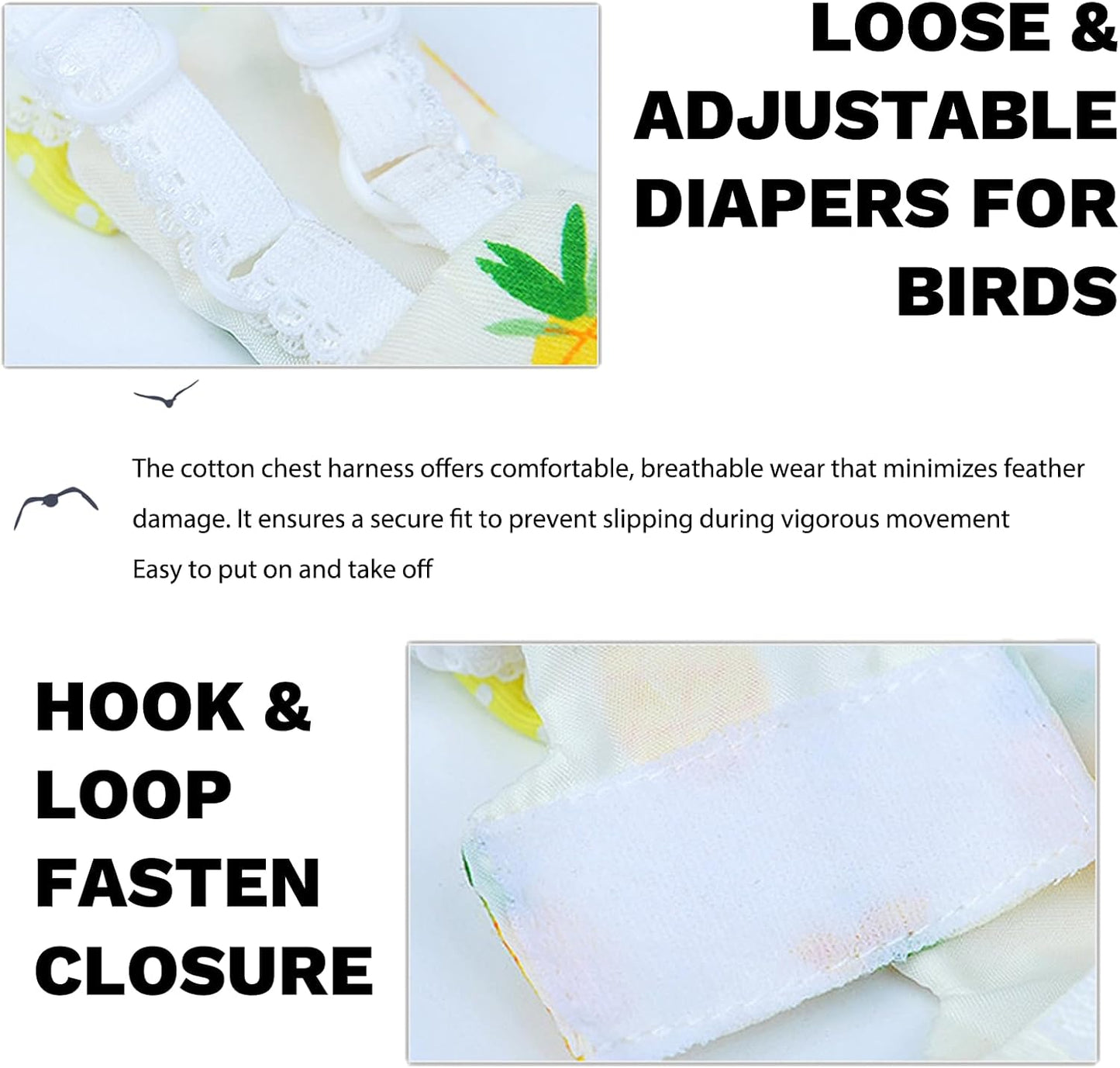 Waterproof inner layer lining of the cockatiel clothes flight suit demonstrating leak protection.