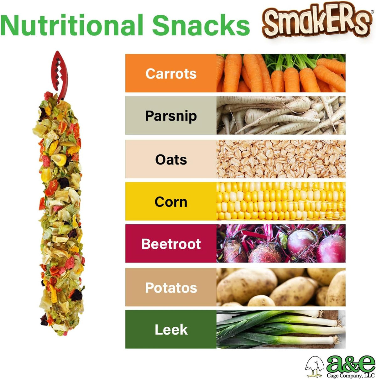 A And E Cage Company small animal snack twin pack close up