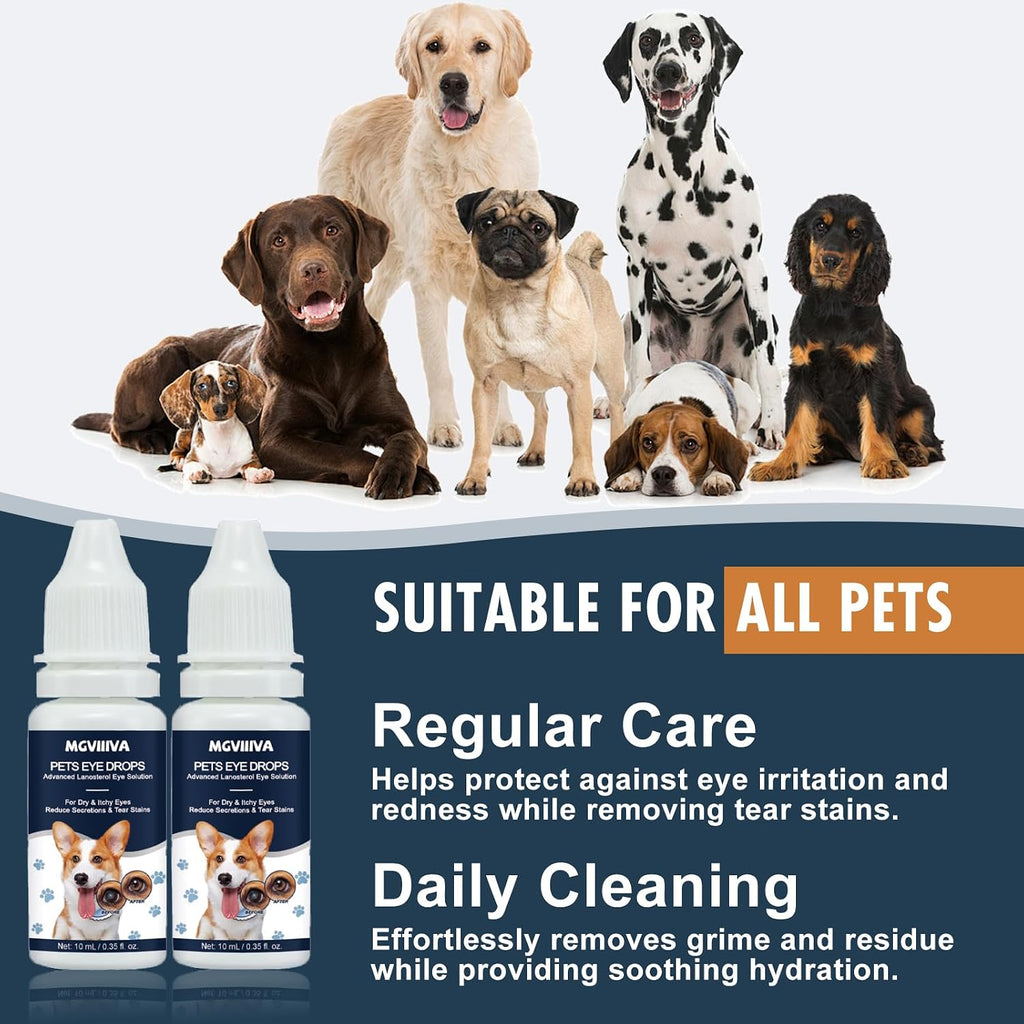 Veterinarian recommended formula for clearing tear stains and discharge in cats and dogs.