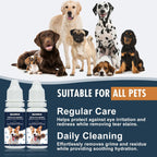 Veterinarian recommended formula for clearing tear stains and discharge in cats and dogs.