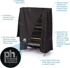 Close up of breathable nylon fabric on Prevue bird cage cover