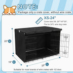 Deblue polyester pet kennel cover side view showing rolled up door panel